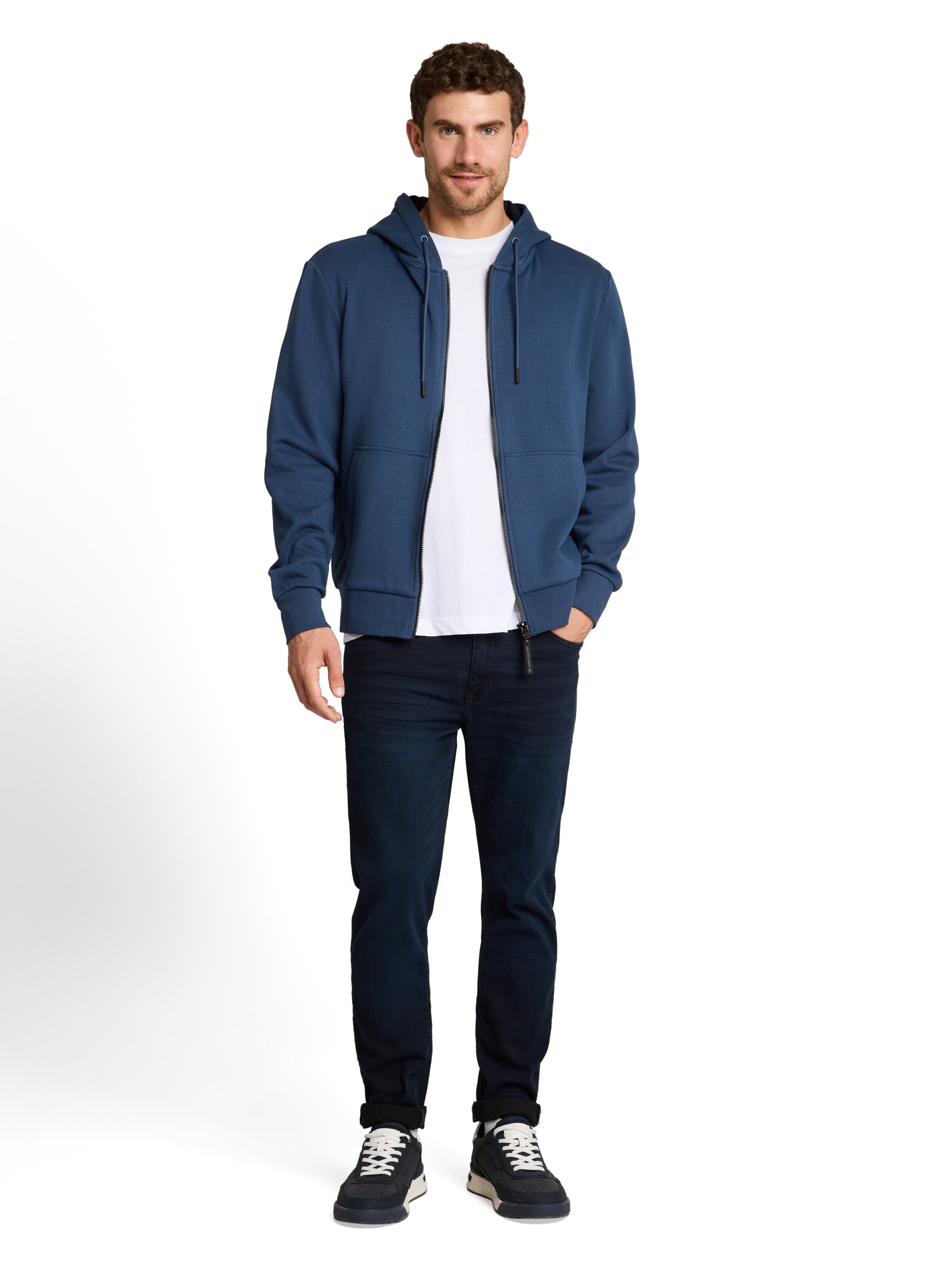 Veste de survêtement TOM TAILOR en bleu