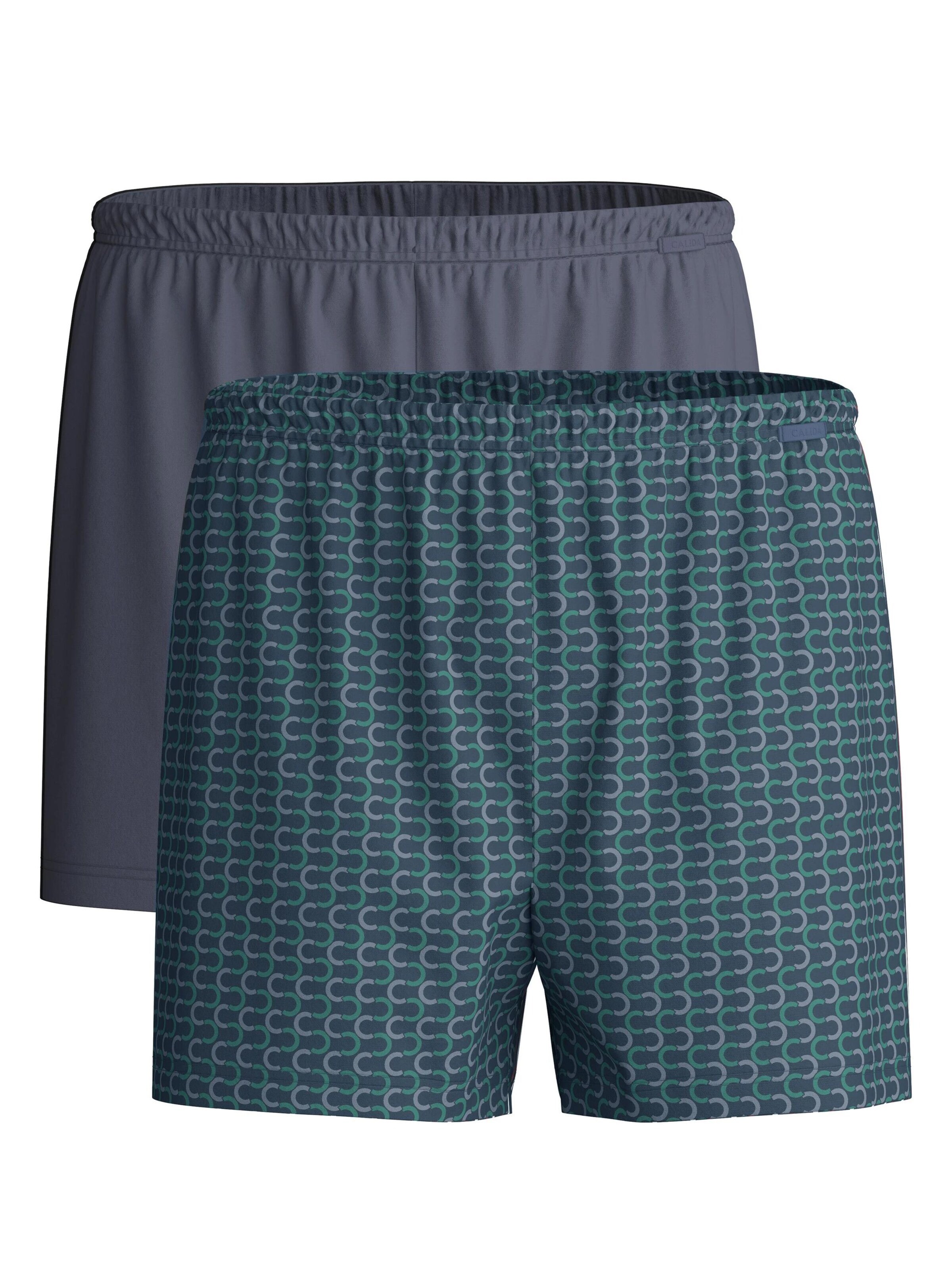 CALIDA Boxer shorts 'Cotton Special' in Black: front