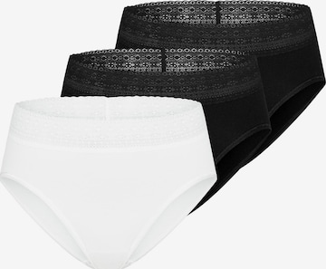 Mey Slip 'Modal Lace' in Grau: Vorderseite