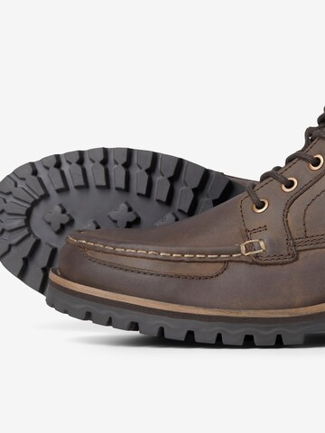 JACK & JONES - Botas com atacadores em castanho