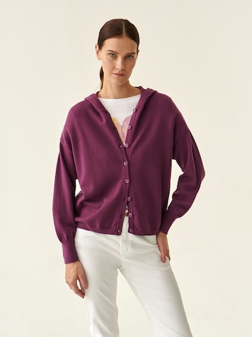 TATUUM Knit Cardigan 'Hadi' in Purple