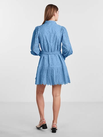 Y.A.S Shirt Dress 'HOLI' in Blue