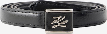 juoda Karl Lagerfeld Diržas 'AUTOGRAPH': priekis