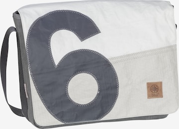 360 Grad Crossbody Bag 'Barkasse' in White: front