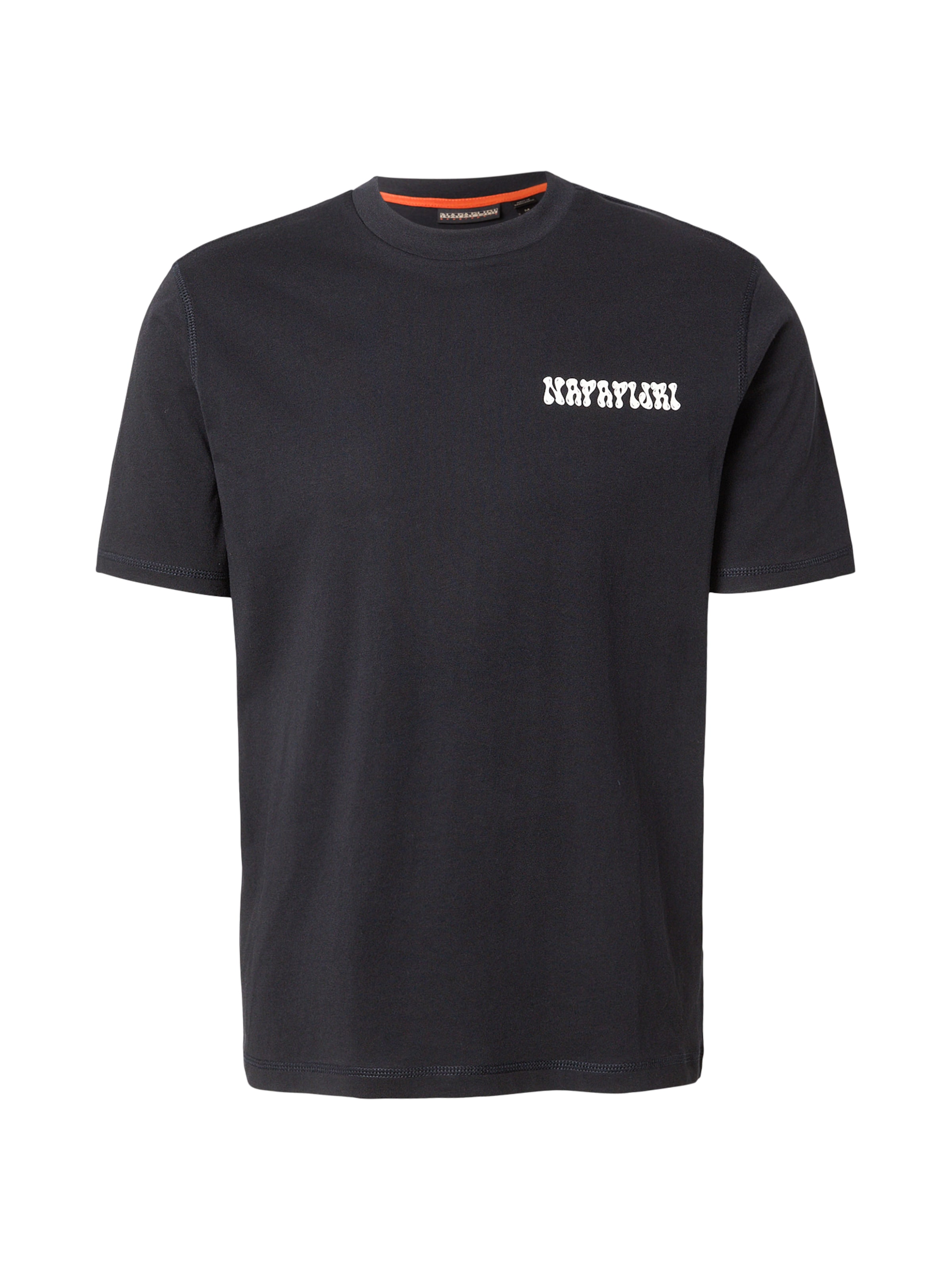 NAPAPIJRI Тениска 'S-SOL' в черно: отпред