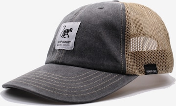 Surf Monkey Sportpet 'Trucker Kappe Lona Organico' in Zwart: voorkant