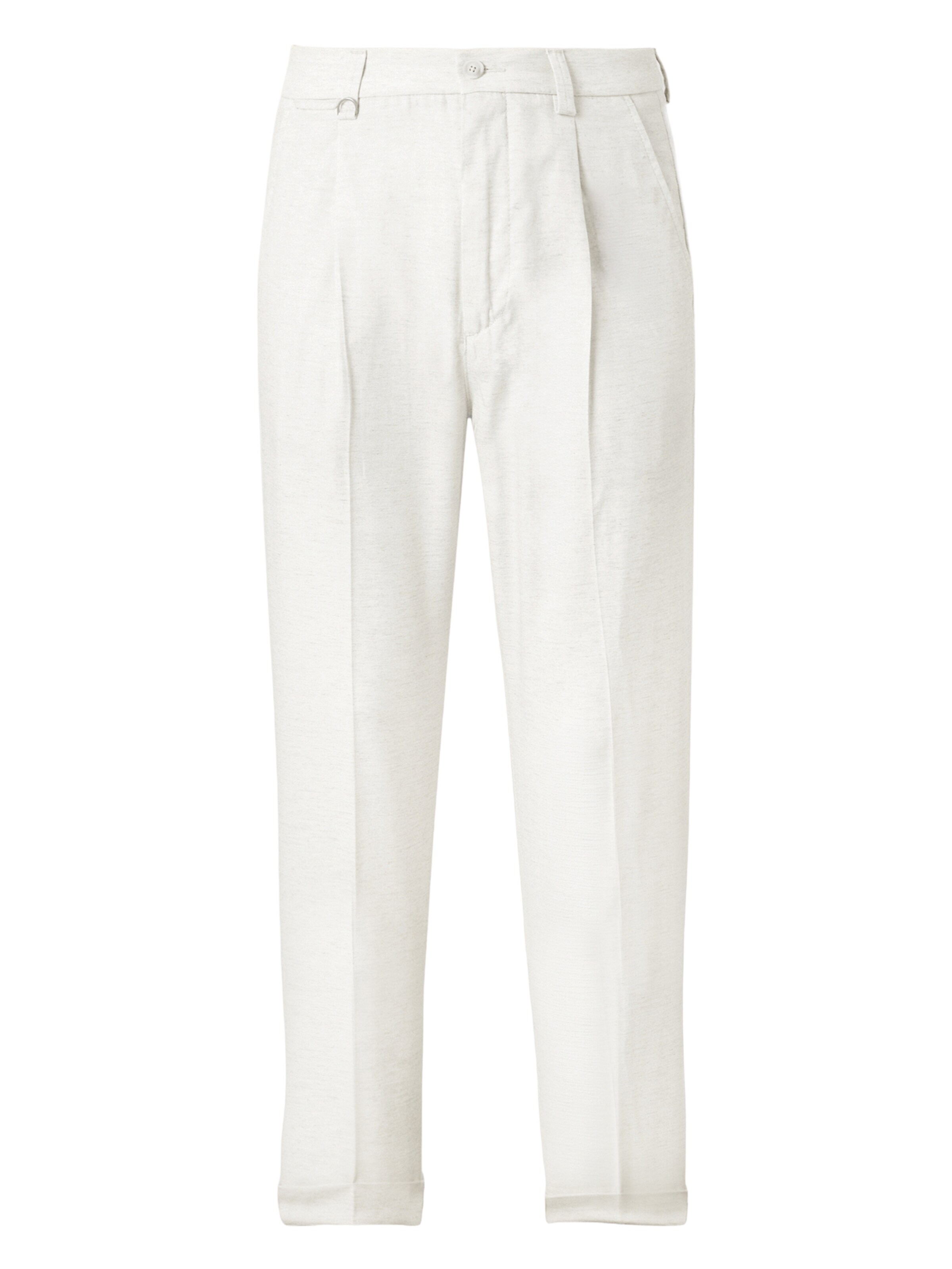 BOSS Regularen Chino hlače 'Kerin' | bela barva: sprednja stran