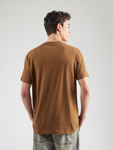 Lee T-Shirt in Braun: Rückseite