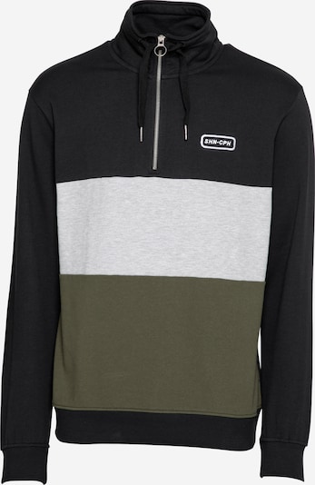 SHINE ORIGINAL Bluzka sportowa w kolorze nakrapiany szary / oliwkowy / czarnym, Podgląd produktu