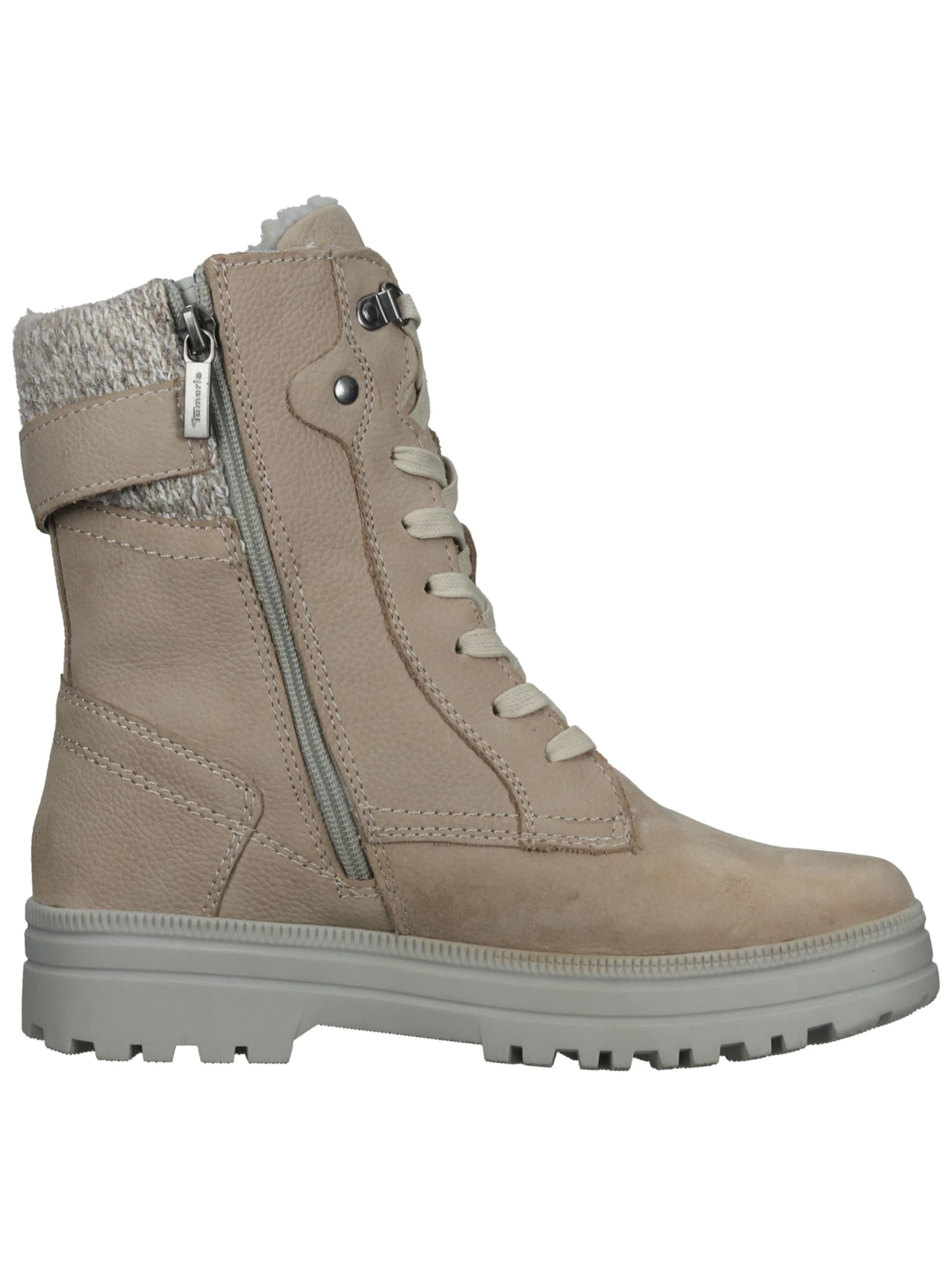 Bottines à lacets Tamaris en beige