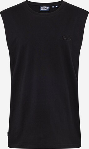 Superdry Shirt 'ESSENTIAL' in Black: front