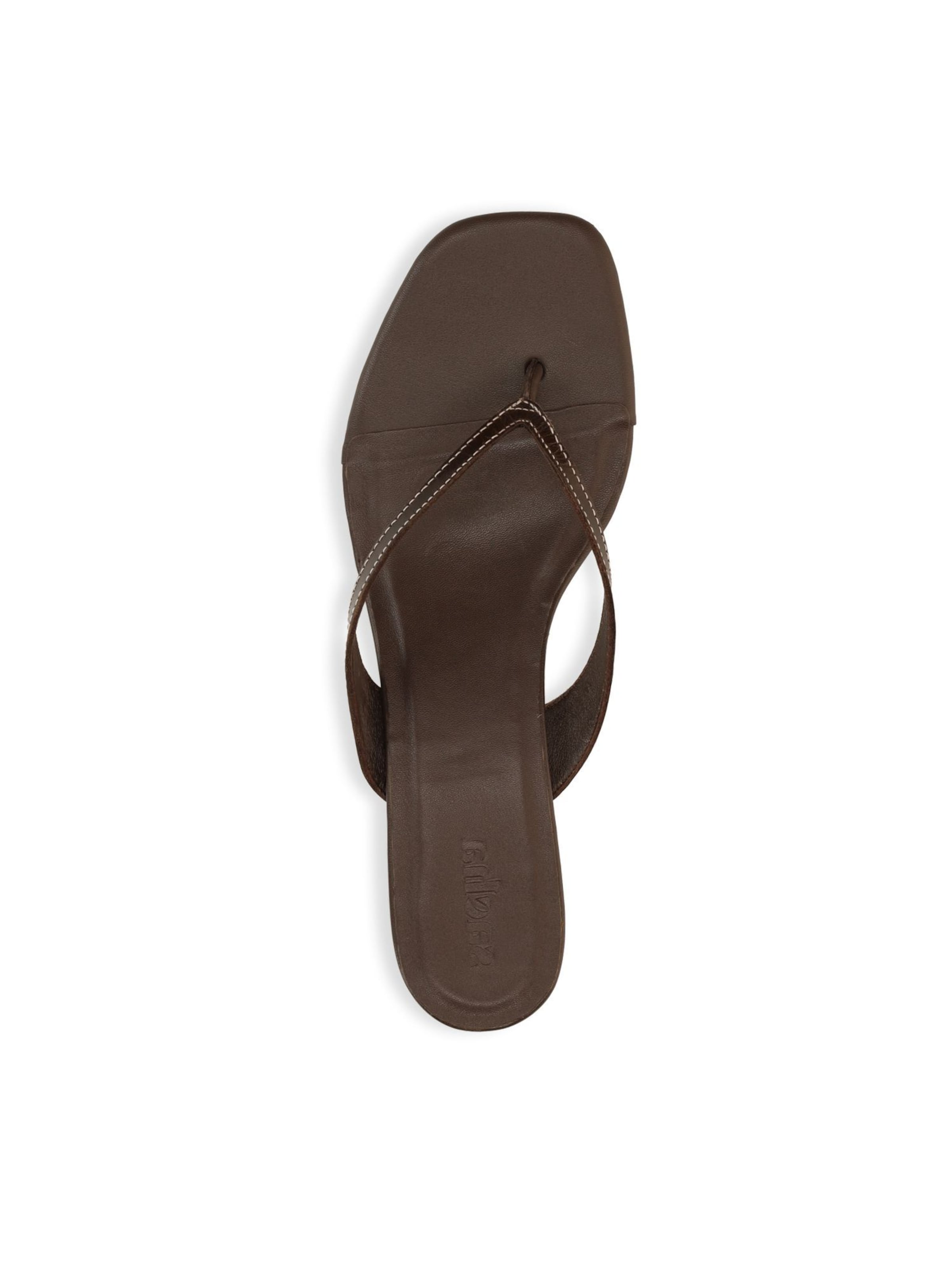 Tongs SACHA en marron