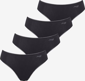 Slip 'Pure Comfort' SLOGGI en noir : devant