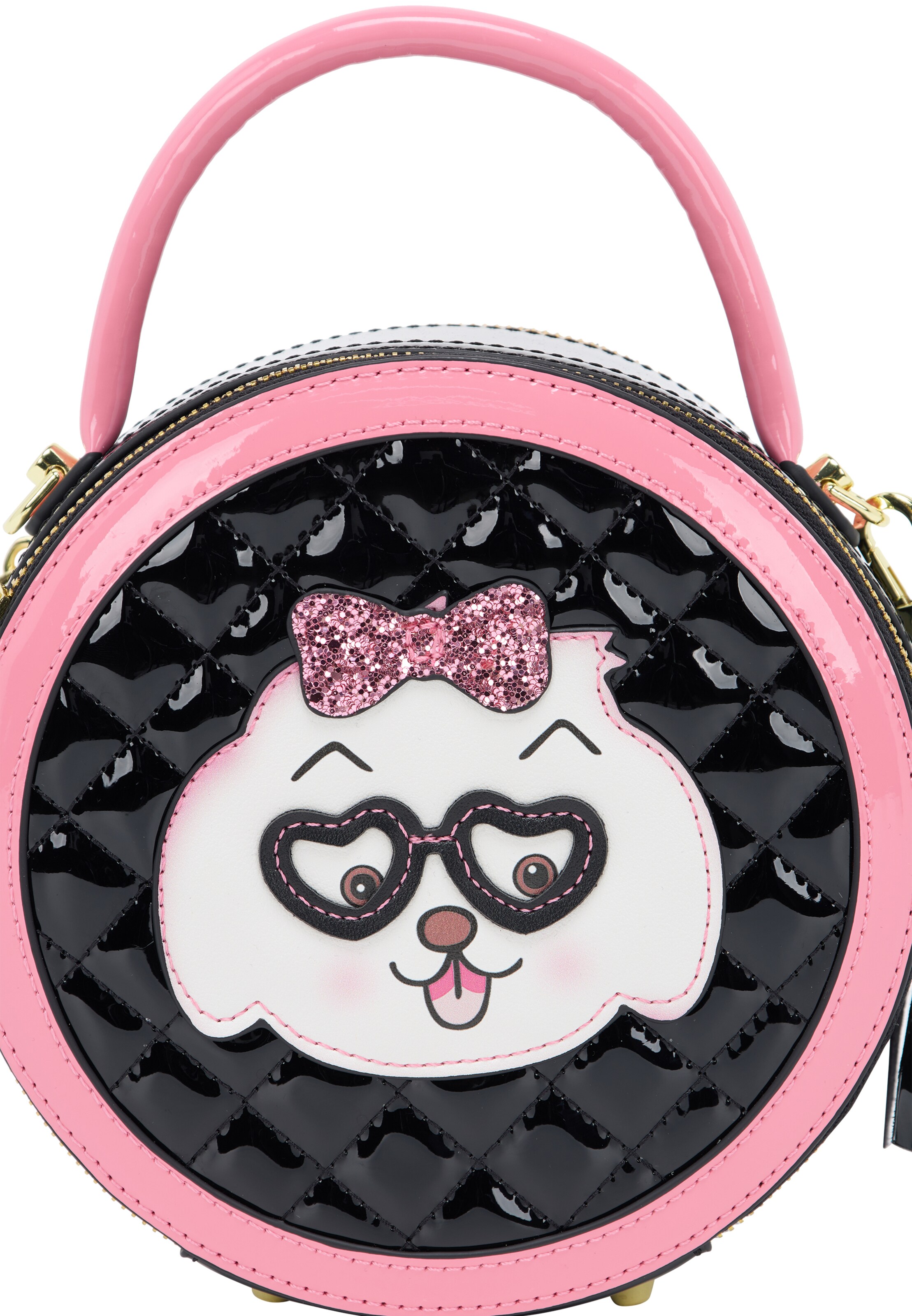 MYMO Handtas 'Pop Eyetheme' in Zwart