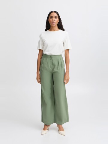 Loosefit Pantalon ' BYDALANO WIDE PANTS ' b.young en vert