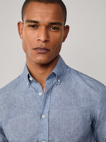 Coupe regular Chemise Hackett London en bleu