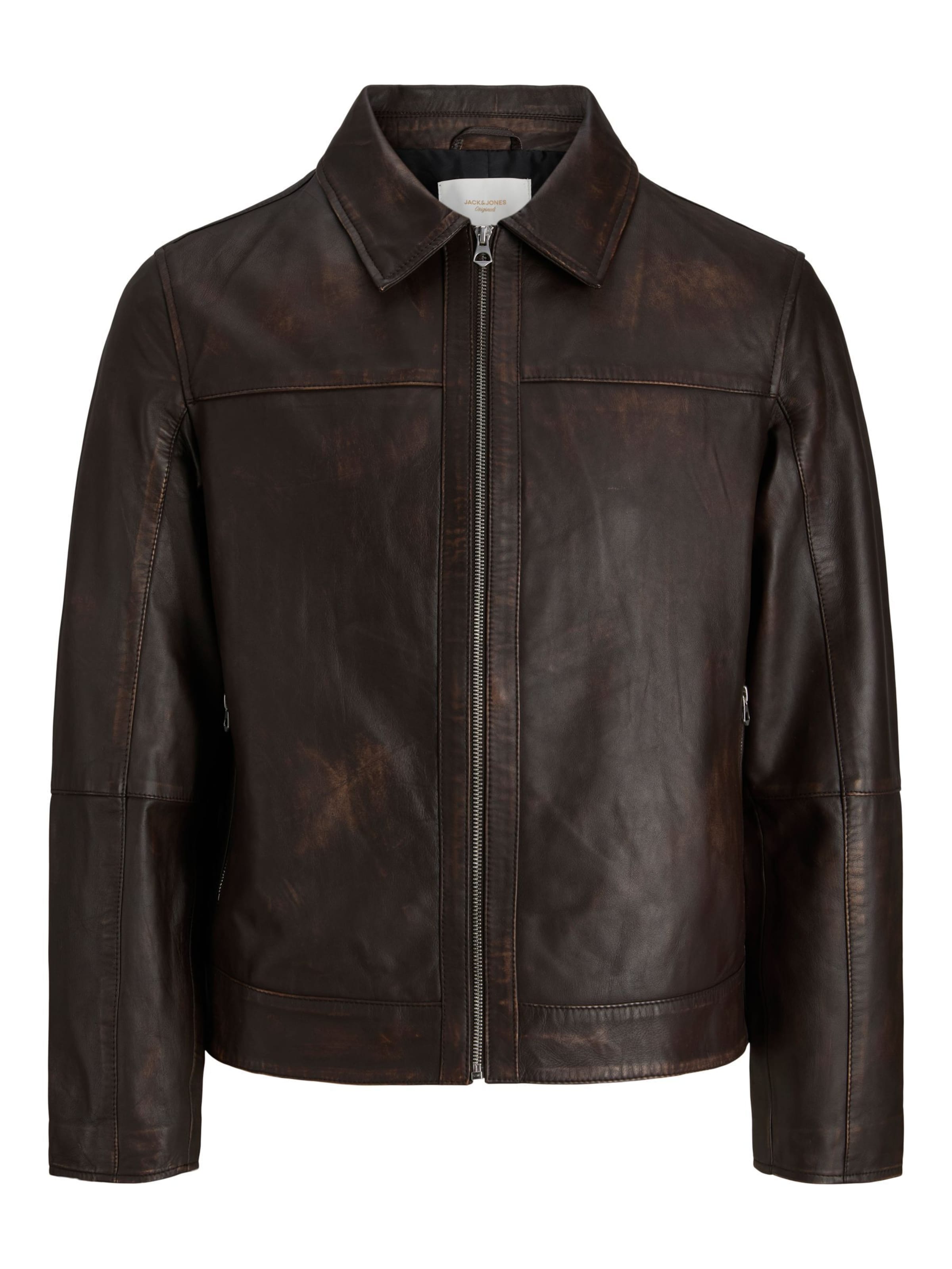 JACK & JONES Between-season jacket in Brown: front