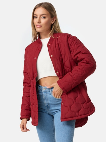 Threadbare Between-season jacket 'Juliet' in Red