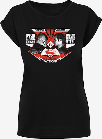 F4NT4STIC Shirt 'DC Comis Batman v Superman Face Off' in Black: front