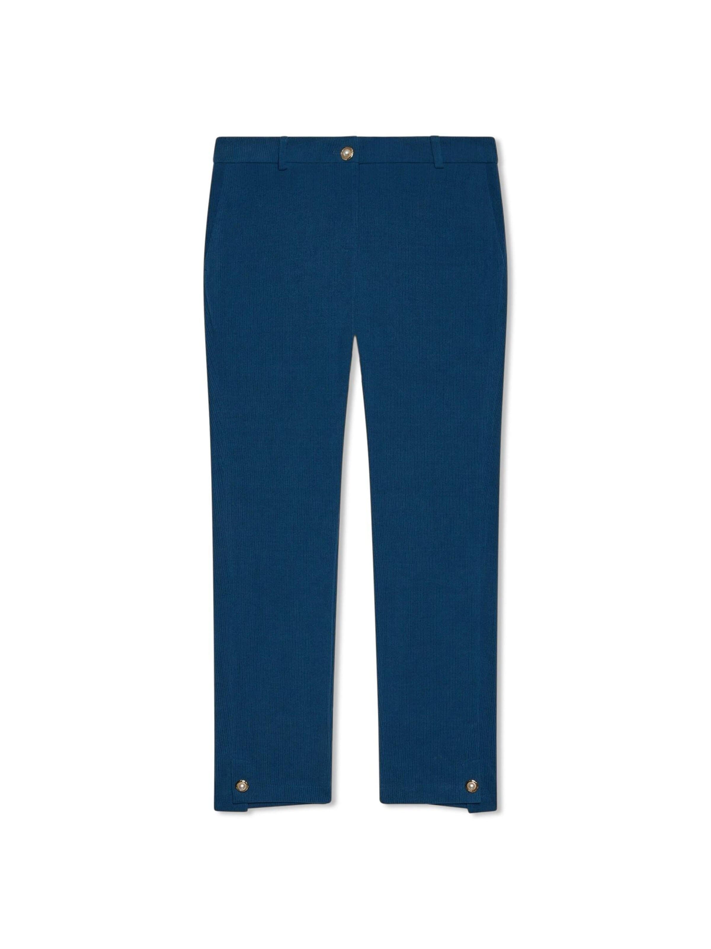Fiorella Rubino Broek in Blauw: voorkant