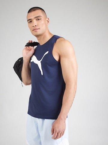 T-Shirt fonctionnel 'TAD ESSENTIAL' PUMA en bleu : devant
