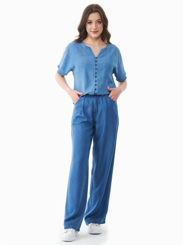 Organication Wide Leg Hose in Blau