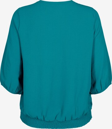 Zizzi Bluse 'XFIKKA' in Blau