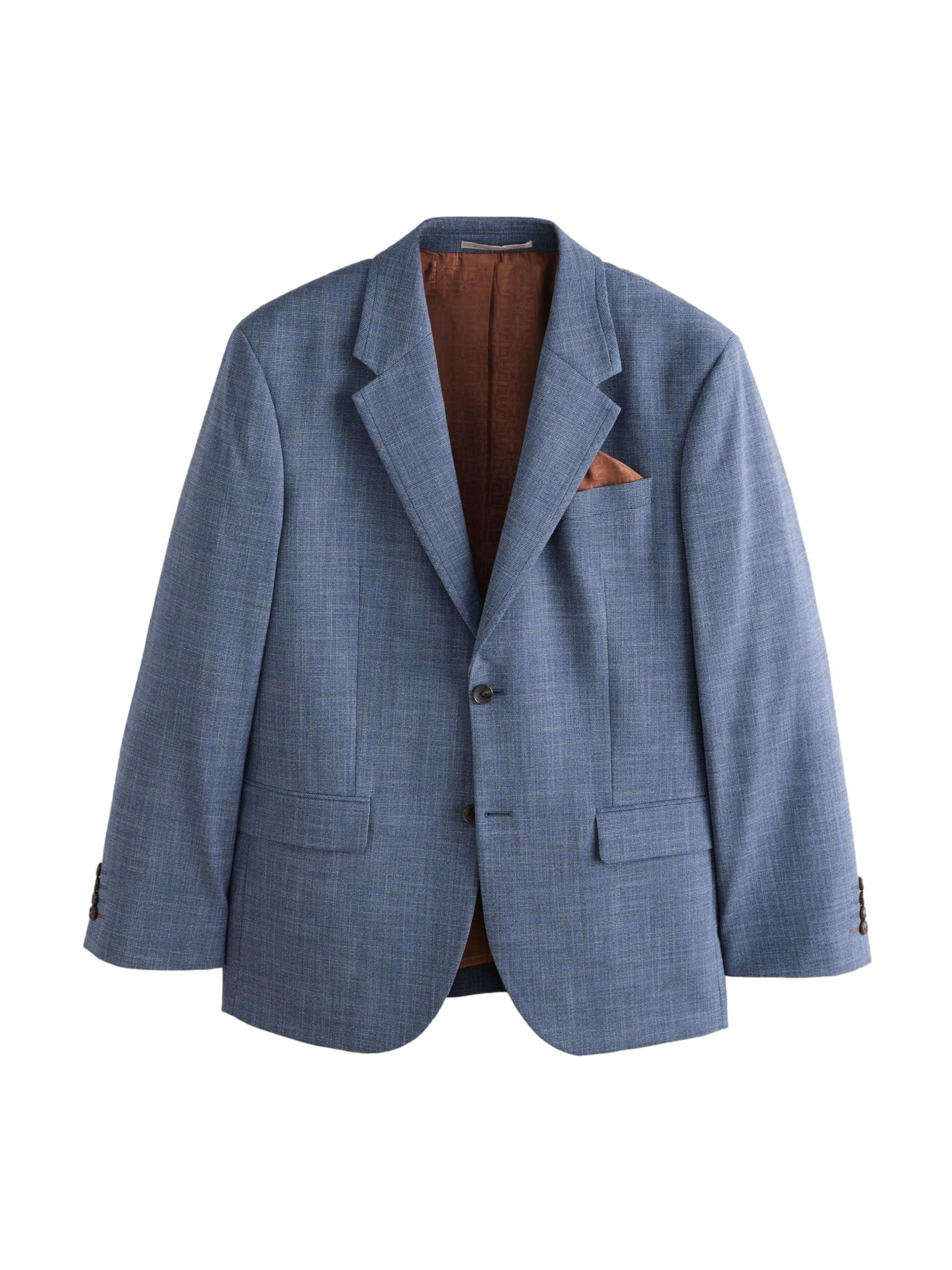 Coupe regular Veste de costume Next en bleu : devant