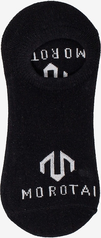 MOROTAI Athletic Socks 'Invisible Ankle Socks' in Black: front