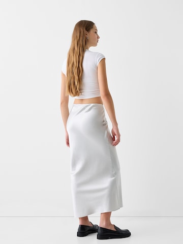 Bershka Skirt in Silver