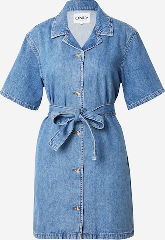 mėlyna ONLY Palaidinės tipo suknelė 'ONLELLIE': priekis