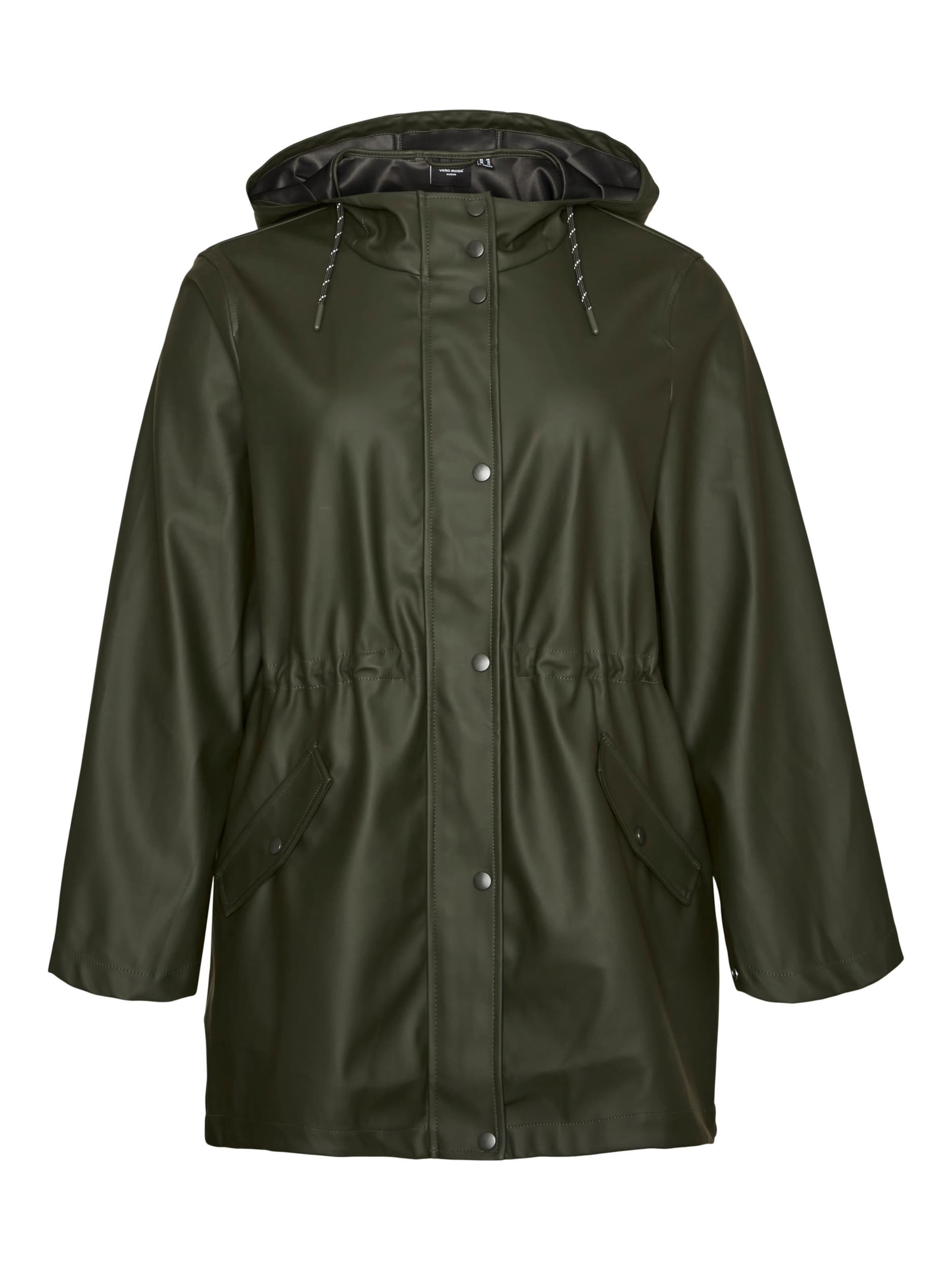 Vero Moda Curve - Chaqueta de entretiempo en verde: frente