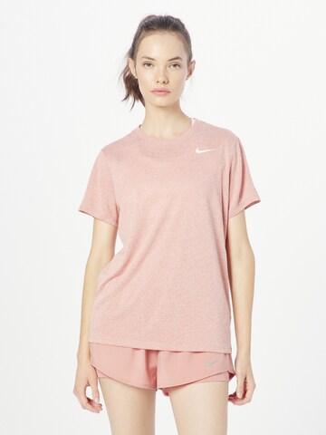 NIKE Performance shirt in Pink: front