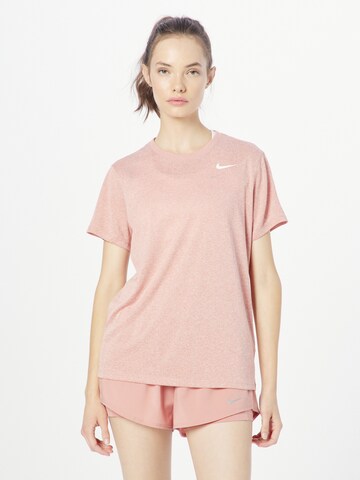 NIKE Functioneel shirt in Roze: voorkant