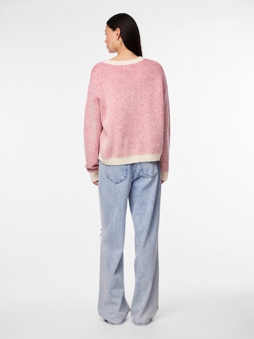 PIECES Sweater 'PCKarmen' in Pink