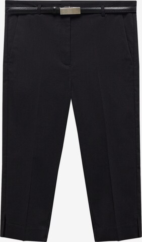 MANGO Regular Pants 'PICCOLA' in Black: front