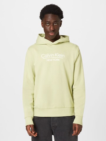 Calvin Klein Свитшот в Зеленый: спереди