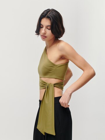 LeGer by Lena Gercke Τοπ 'Leia' σε πράσινο: πλευρά