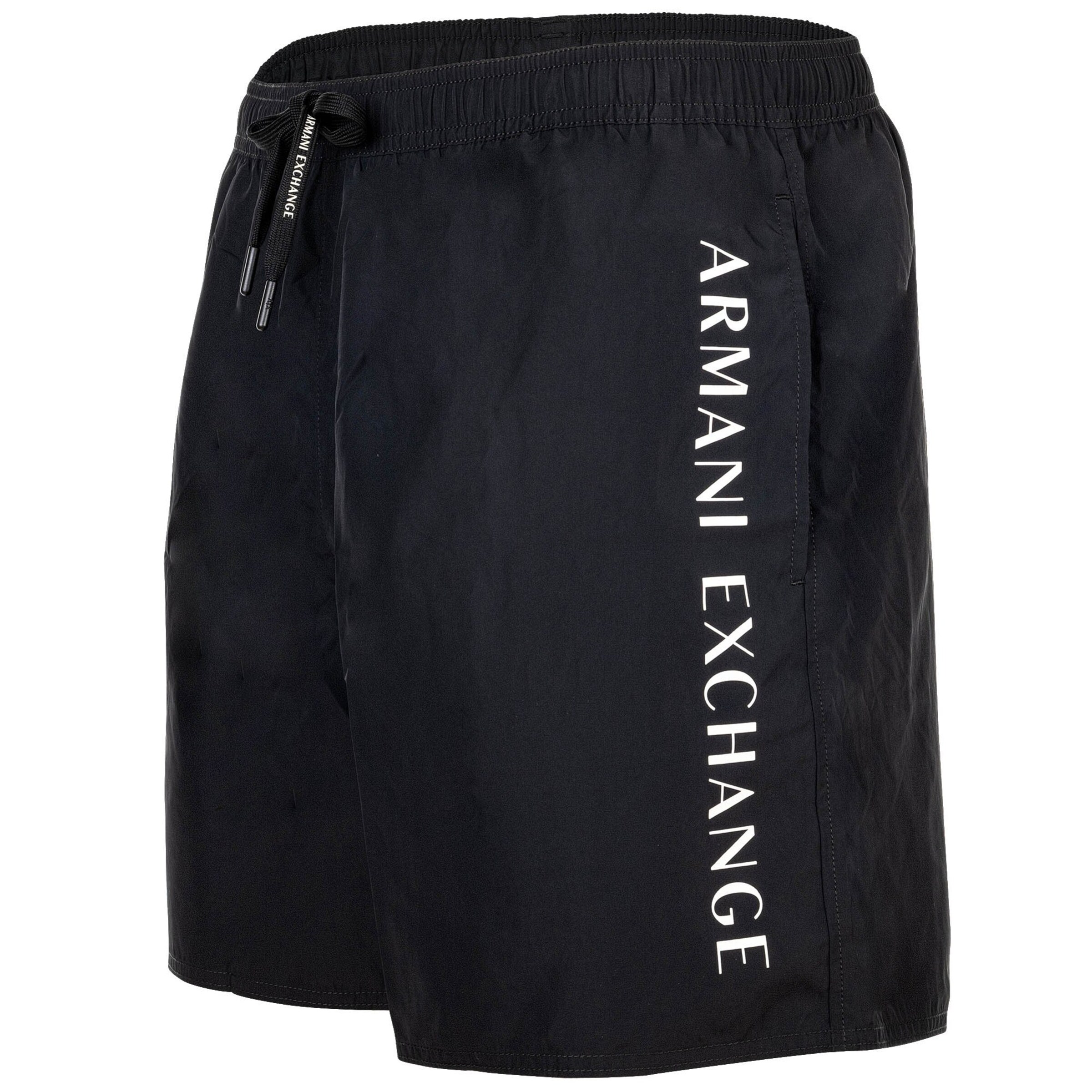 ARMANI EXCHANGE Rövid fürdőnadrágok - fekete