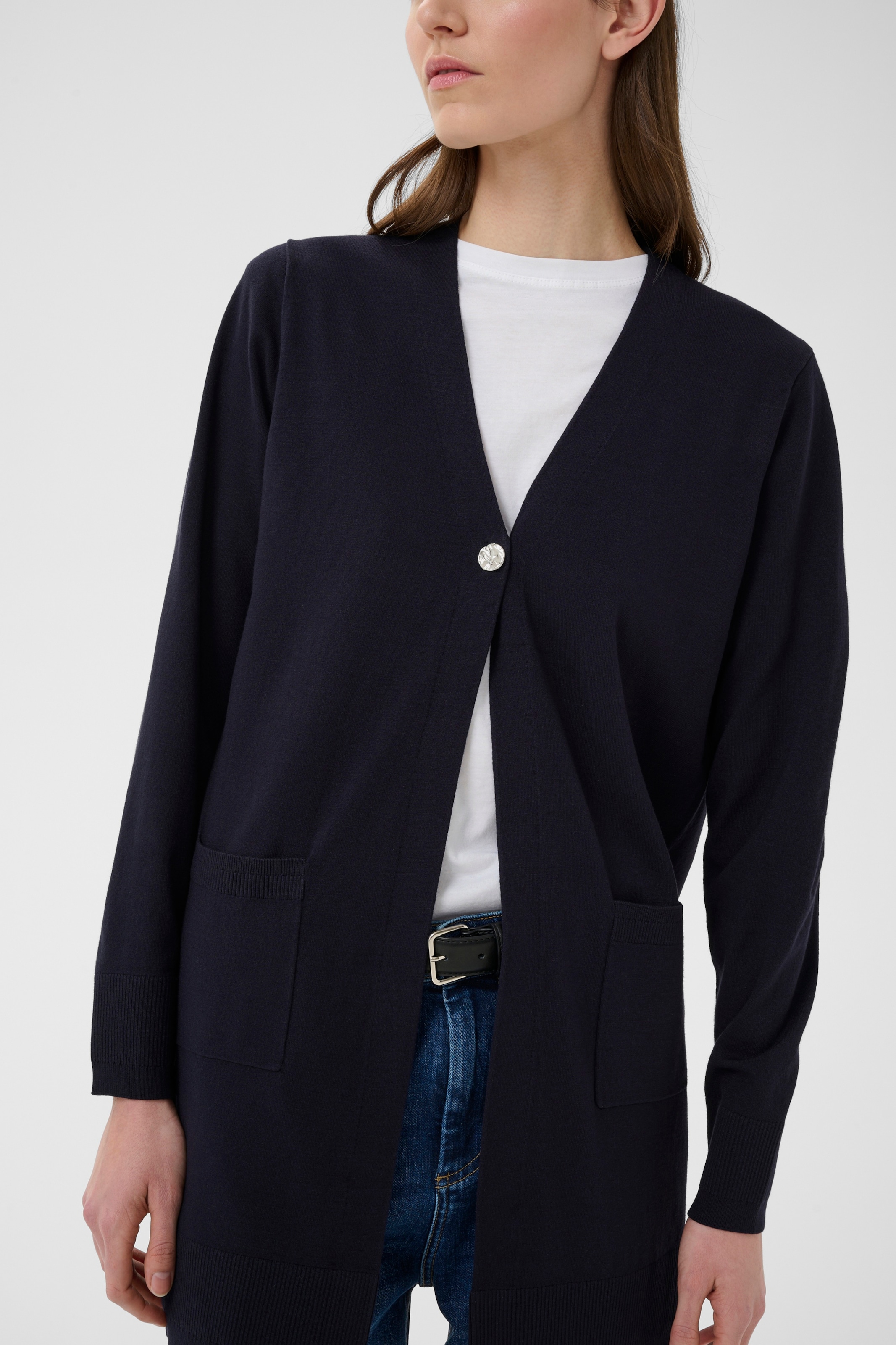 InWear Cardigan 'MIKO' i blå