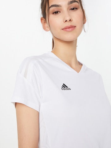 T-shirt fonctionnel 'Condivo 22' ADIDAS SPORTSWEAR en blanc