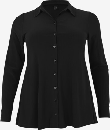 Yoek Blouse in Zwart: voorkant