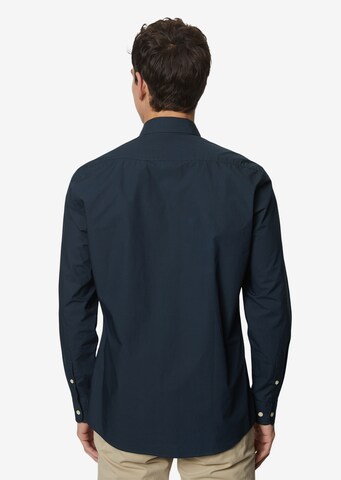 mėlyna Marc O'Polo Standartinis modelis Dalykinio stiliaus marškiniai
