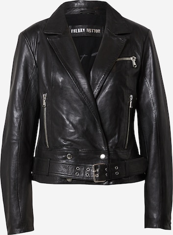 FREAKY NATION Between-Season Jacket in Black: front