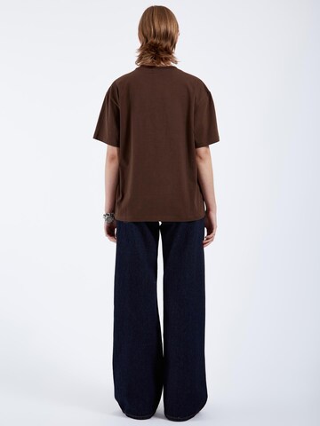 Dr. Denim Shirt 'Bace Tee'‌‌‌‌‌‌‌‌‌ in Braun