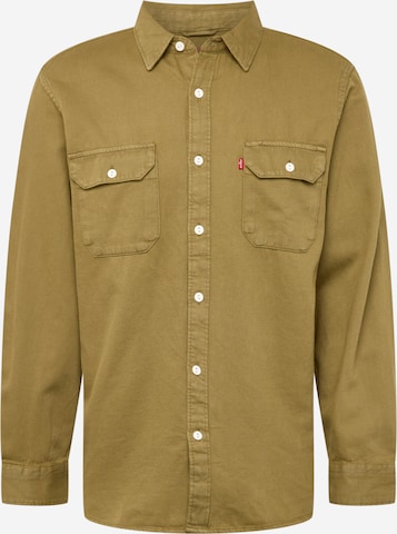 LEVI'S Button Up Shirt 'JACKSON WORKER GREENS' in Green: front