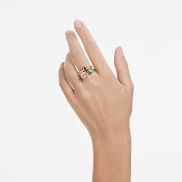 Swarovski Prstan 'IMBER' | zlata barva: sprednja stran