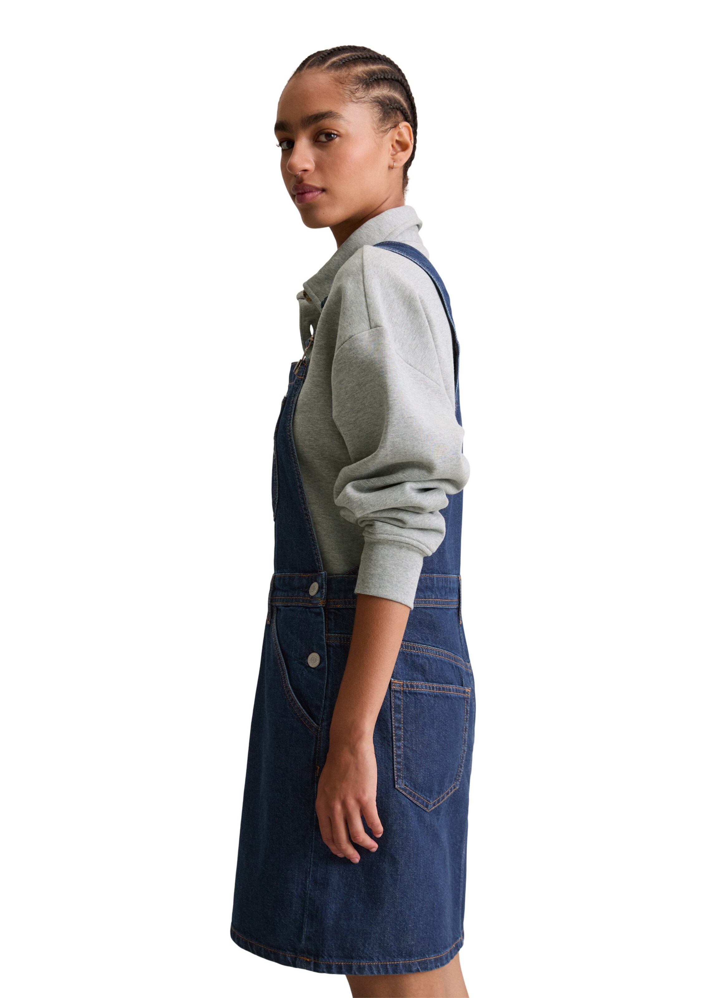 Marc O'Polo DENIM Latzkleid in Blau