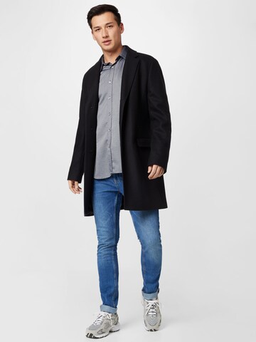 BOSS Black Regular Fit Hemd 'Roger' in Blau