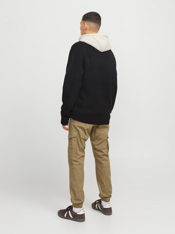 JACK & JONES Slimfit Bojówki 'JJIPaul JJFlake' w kolorze brązowy